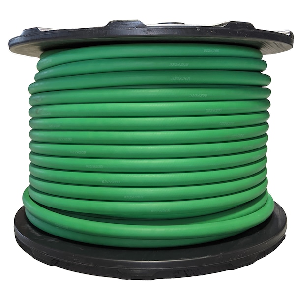 1/2" x 500' Green EPDM Rubber Air Hose, 300 PSI, Bulk Hose